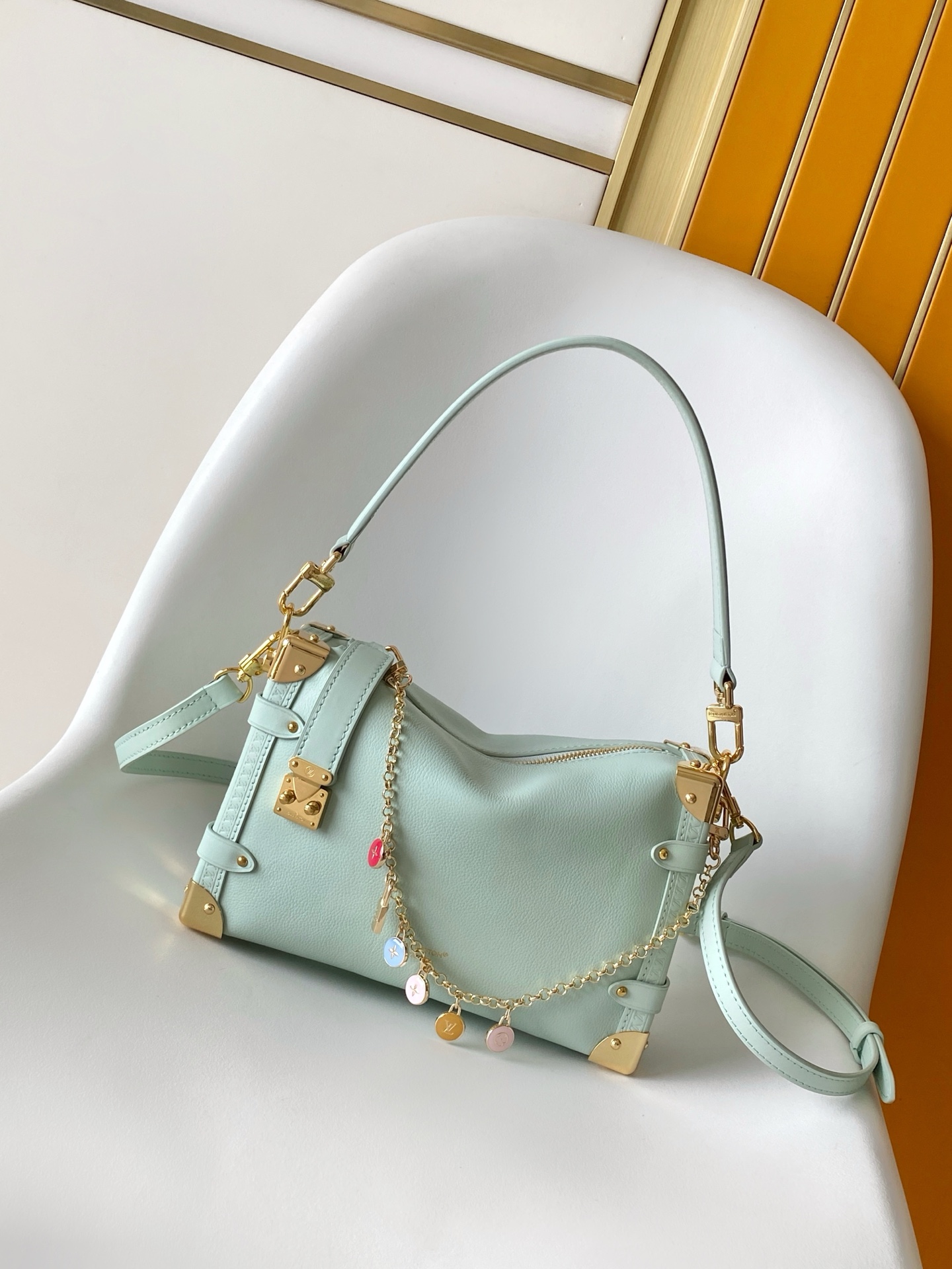 Louis Vuitton LV Classic Handbag Premium Canvas Model M13803 Embossed Logo Weekend Getaway Limited Edition